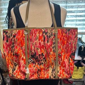 Brighton Colorful Leopard-Print Tote Bag - Multicolor